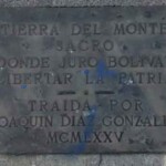 La Columna Bolívar. Primer monumento erigido en honor al LIbertador Simón Bolívar. Patrimonio cultural de Mérida.