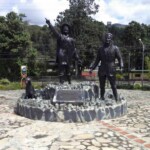 Monumento a Los conquistadores de la Sierra Nevada, Mérida. Patrimonio cultural de Venezuela en peligro.