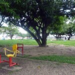 Área abierta del parque Los Mangos, de la ciudad de Barinas. Venezuela.