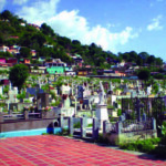 Vista del cementerio municipal de Valera. Trujillo, Venezuela.