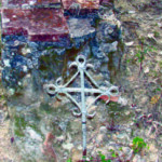 Elemento funerario en el antiguo cementerio de El Topón, estado Táchira.