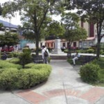 Plaza rangel de Mérida. Monumento a Antonio Rangel. Patrimonio cultural de Venezuela.