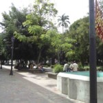 Plaza Bolívar de Mérida, que data de 1559. Patrimonio histórico de Mérida, Venezuela.