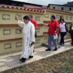 Bendición de la primera etapa de rehabilitación del cementerio municipal de Valera, estado Trujillo. Venezuela