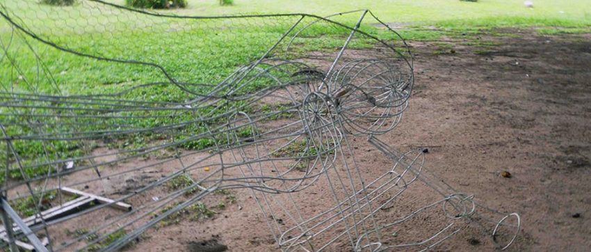 El parque Los Mangos, de Barinas, sufre de abandono de su infraestructura. Barinas, Venezuela