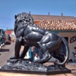 León del mercado de Capacho. Trujillo, Venezuela.