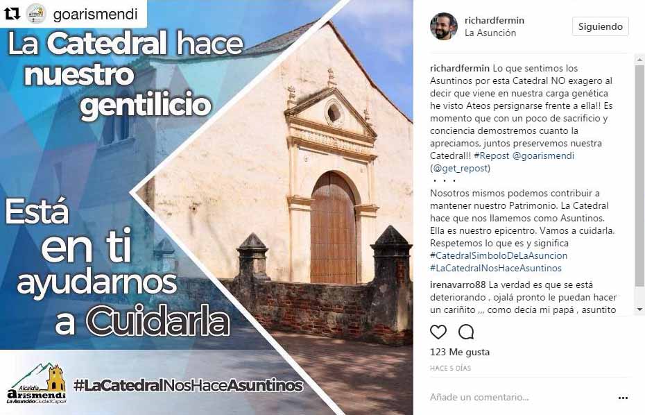 Campaña municipal para cuidar la catedral Nuestra Señora de La Asunción, en la isla de Margarita.