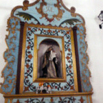 Retablo de la Virgen de la Dolorosa en la iglesia San Nicolás de Bari, del municipio Obispos del estado Barinas.