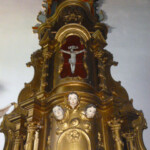 Retablo sagrario, joya de la iglesia San Nicolás de Bari en el municipio Obispos del estado Barinas, Venezuela.