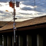 Techo del Mercado municipal de Capacho. Municipio Independencia, estado Táchira. Venezjuela.