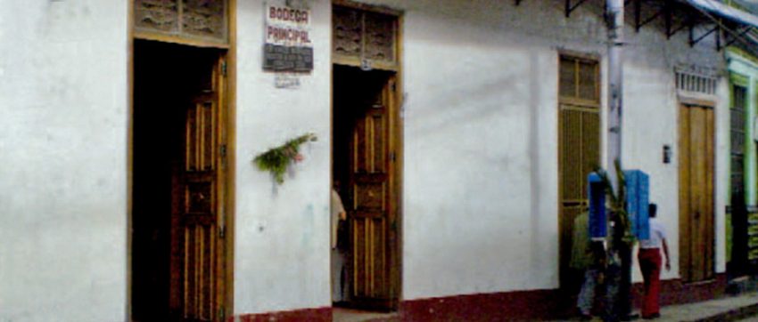 Bodega La Principal, patrimonio cultural de Boconó, estado Trujillo, Venezuela.