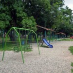 Área infantil del parque Los Mangos, en la ciudad de Barinas. Patrimonio cultural de Barinas, Venezuela.