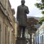 Rector Heroico Carraciolo Parra y Olmedo, donde se observa el deterioro de la obra. Patrimonio histórico del municipio Libertador del estado Mérida. Venezuela.