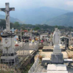 Algunos de los exquisitos panteones del cementerio de Boconó. Patrimonio cultural del estado Trujillo, Venezuela.