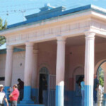 Fachada del cementerio municipal de Boconó. Patrimonio cultural del estado Trujillo, Venezuela.