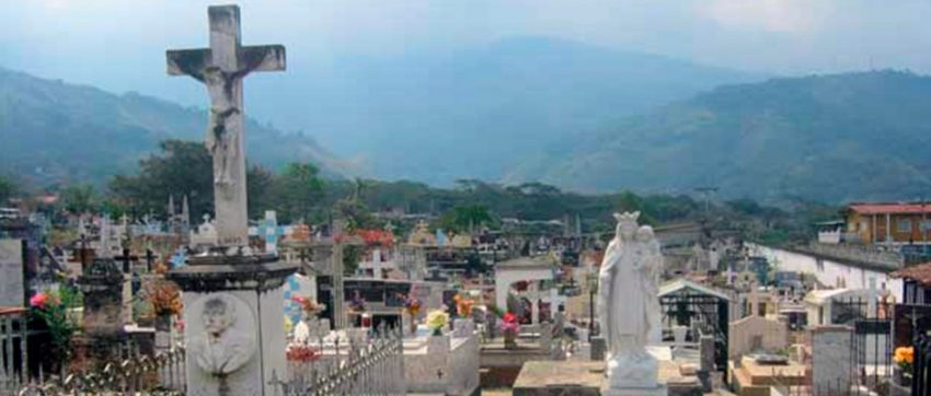 Cementerio municipal de Boconó. Patrimonio cultural del estado Trujiilo, Venezuela.