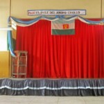 Escenario del Grupo Escolar Estado Guárico, ubicada en el área lateral derecha del Grupo Escolar Estado Guárico, monumento histórico municipal del estado Barinas, Venezuela.