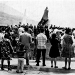 Inauguración de la estatua del Rector Heroico Carraciolo Parra y Olmedo. Patrimonio cultural de Mérida, Venezuela.