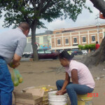 La plaza Farreras, casco histórico de Ciudad Bolívar.. Patrimonio de Venezuela en riesgo.