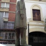 Estatua del Rector Heróco. Patrimonio de Mérida, Venezuela.