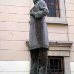 Estatua al Rector Heroico. Patrimonio de Mérida, Venezuela.