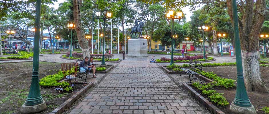 Plaza Bolívar de Rubio. Estado Táchira, Venezuela.