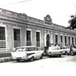 Vista de la sede de la alcaldía cuando era el viejo Hospital Luis Razetti en 1965. Casco histórico de Barinas. Patrimonio cultural de Venezuela.