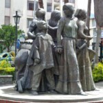 Monumento a Las Heroínas, en la ciudad de Mérida. Patrimonio cultural de Venezuela.