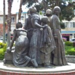 Monumento a Las Heroínas, en la ciudad de Mérida. Patrimonio cultural de Venezuela.