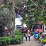 Plaza Las Heroínas, en la ciudad de Mérida. Patrimonio cultural venezolano.