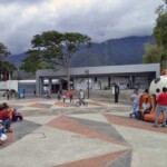 Plaza Las Heroínas, en la ciudad de Mérida. Patrimonio cultural venezolano.