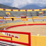 Gradas de la Plaza de Toros Román Eduardo Sandia Briceño, la monumental de Mérida. Patrimonio cultural de venezuela.