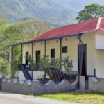 Fachada de La Casa de La Hacienda o Hacienda Boquerón, en Caripe, Monagas. Patrimonio histórico de Venezuela.