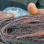 Cableado de cobre que se llevan de contrabando a Colombia desde Venezuela. Patrimonio cultural venezolano en riesgo.