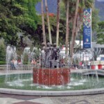 Plaza Las Heroínas, en la ciudad de Mérida. Patrimonio cultural venezolano.