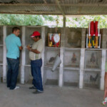 Apostadores de la gallera, en Santa Fe de Aguasay.Patrimonio cultural de Venezuela.