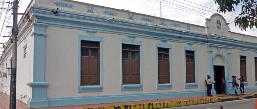 Palacio Municipal o actual sede de la alcaldía de Barinas. Patrimonio arquitectónico del estado Barinas, Venezuela.