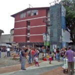 Parque infantil ubicado en el costado suroeste de la plaza Las Heroínas. Mérida. Patrimonio cultural de Venezuela.