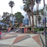 Plaza a Las Heroínas, en la ciudad de Mérida. Patrimonio cultural de Venezuela.