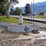 Monumento a Páez en el parque El Ejército de la ciudad de Mérida. Patrimonio del estado Mérida, Venezuela.