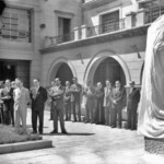 Monumento a Fray Juan Ramos de Lora, en el rectorado de la ULA. Patrimonio cultural de Mérida, Venezuela.