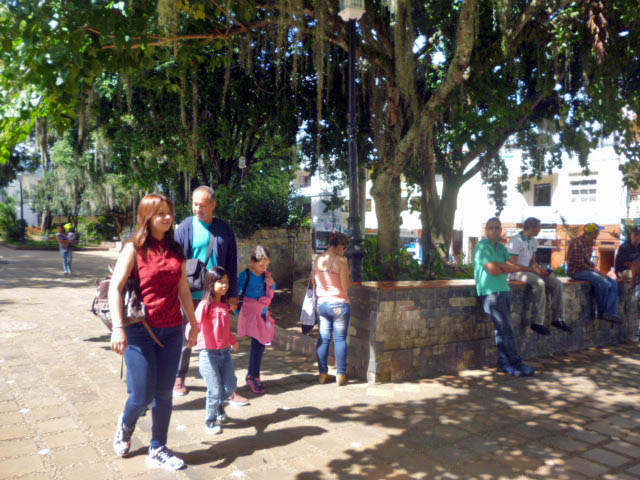 Plaza Bolívar de Boconó, estado Trujillo. Patrimonio cultural de Venezuela.