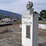 Monumento a Páez en el parque El Ejército de la ciudad de Mérida. Patrimonio del estado Mérida, Venezuela.