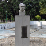 Monumento a Páez en el parque El Ejército de la ciudad de Mérida. Patrimonio del estado Mérida, Venezuela.