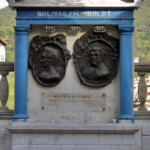 Monumento a Bolívar y Humboldt, patrimonio cultural e histórico de Mérida, estado Mérida, Venezuela.