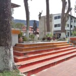 Monumento Bolívar de Los Andes, en la plaza Bolivariana de Mérida. Patrimonio cultural de Mérida, Venezuela.