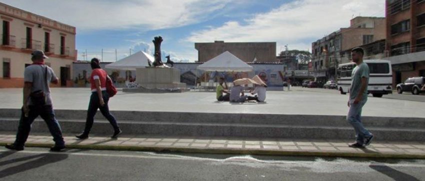 Plaza Nuestra Señora de la Corteza / Plaza la Burrita, patrimonio histórico de Acarigua, estado Portuguesa, Venezuela.