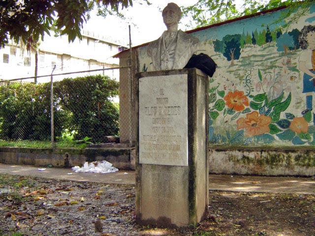 Monumento al doctor Eloy Paredes. Patrimonio cultural amenazado de Mérida, Venezuela.