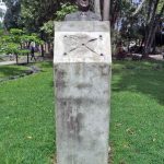 Bandas roba bronce desmantelan el parque Humberto Ruiz Fonseca, de Merida. Parque Humberto Ruiz Fonseca, patrimonio cultural venezolano en riesgo.