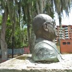 Bandas roba bronce desmantelan el parque Humberto Ruiz Fonseca, de Mérida. Parque Humberto Ruiz Fonseca, patrimonio cultural venezolano en peligro.